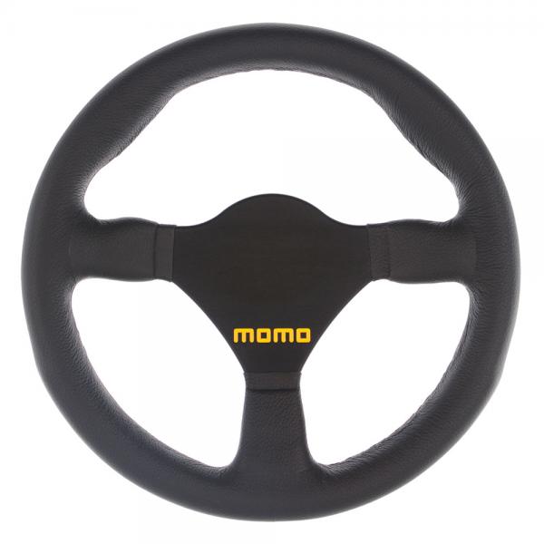 モモ　MOMO Momo California Steering Wheel 360mm - Black Leather/White